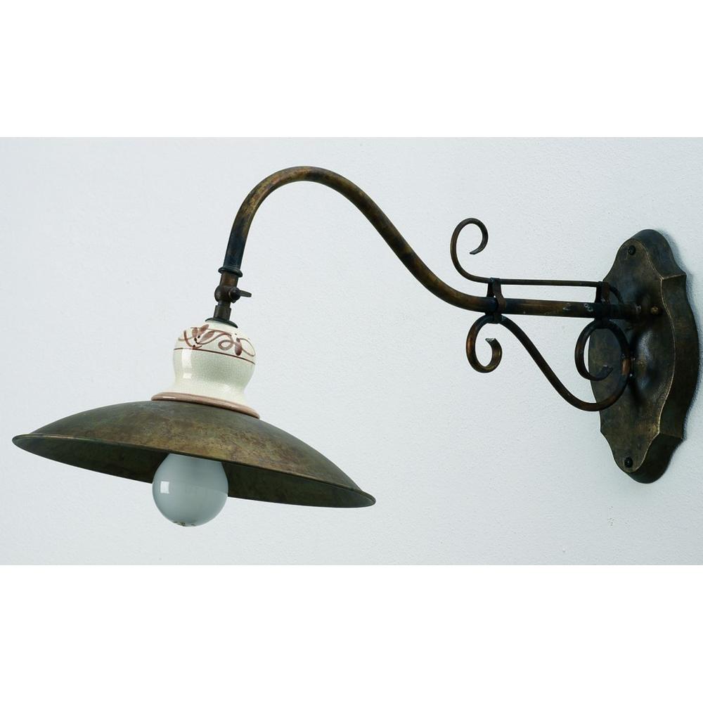 imas 35890 a30 klasicka moderna rustikalna kovova lampa country rucne malovana keramicka medena lampa svetlo lampa kvalitne balaton chata osvetlenie stena lampa obyvacka jedalen kuchyna predsien spalna lampa.jpg